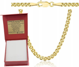 Złoty Łańcuszek Monaliza 3,00 mm pr 585