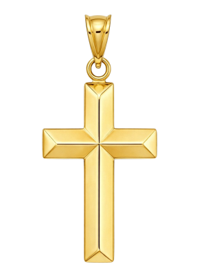 Złoty Krzyżyk Gładki pr 585