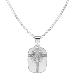 Łańcuszek Srebrny Pancerka 2,30 mm z Medalikiem pr 925