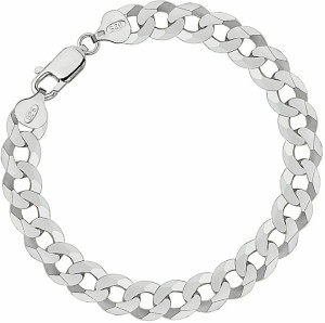 Srebrna Bransoletka Męska Pancerka 8,50 mm pr 925