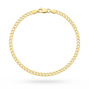 Bransoletka Złota Męska Pancerka 3,80 mm Pełna pr 585