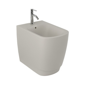 KLUDI RESA S bidet stojący kwadratowy jasny szary mat