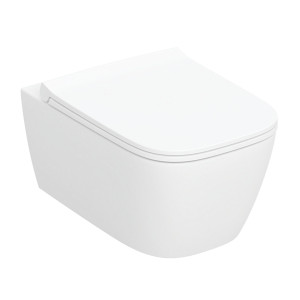 GEBERIT SMYLE miska wc wisząca z deską wolnoopadającą biała