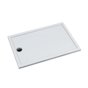 SCHEDLINE SHARPER brodzik prostokątny 70x100 cm akrylowy biały