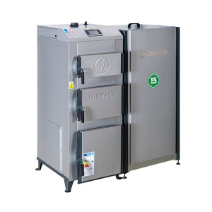 DREW-MET BIOTEC KOMFORT ED 23kW kocioł na pellet, podajnik z prawej strony, Klasa 5