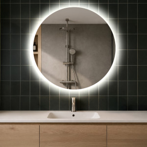 80x80 Rond Illumination LED Miroir Sur Mesure Eclairage Salle De Bain L82