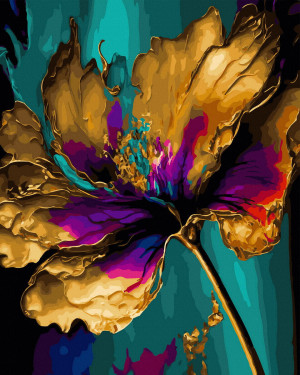 Magiczny kwiat - 50x65 cm