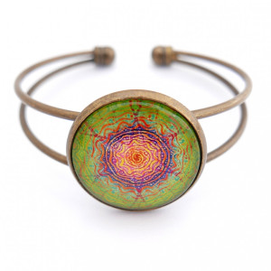 Bransoletka szczęścia mandala etno orient boho sz2