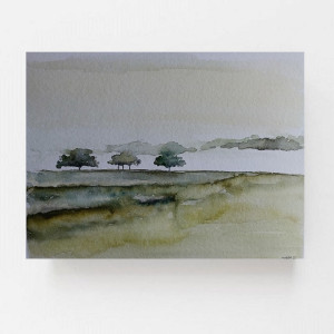 Drzewa- akwarela 32/24 cm