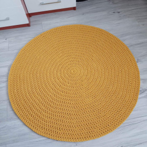 Dywan okrągły ze sznurka bawełnianego 110cm