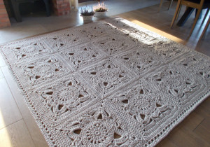 Dywan ornament 220 x 220 cm