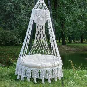 Makramowa huśtawka
