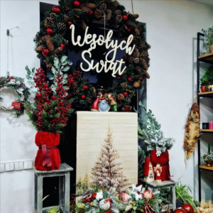 Napis wesołych świąt