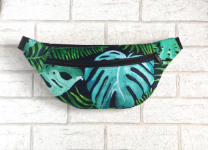 Nerka monstera na czarnym 1