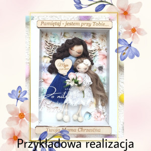 Pamiątka komunijna na zamówienie 1+1