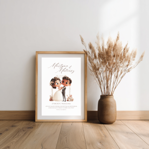 Pamiątka ślubu, pamiątkowy plakat ślubny p0140