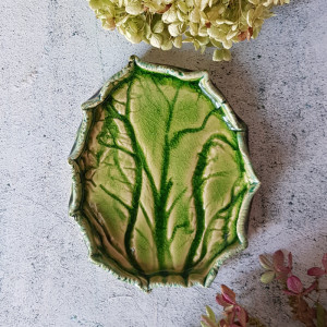 Podstawka ceramiczna na świecę lub na biżuterię