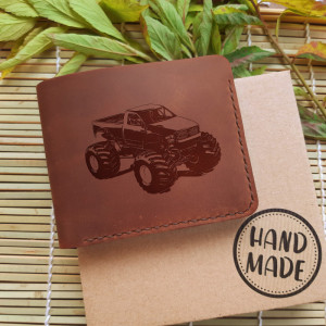 Prezent dla fana off road portfel z grawerem