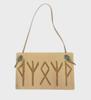 Skrypt runiczny obrazek amulet ochronny runy