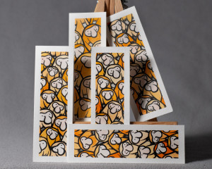 Zakładka do książki nosacze ręcznie malowana