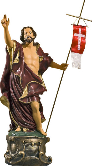 Figura Jezus Chrystus Zmartwychwstały (55 cm)