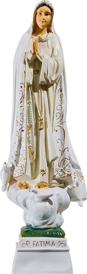 Figurka - Matka Boża Fatimska (z gołąbkami) - 40 cm