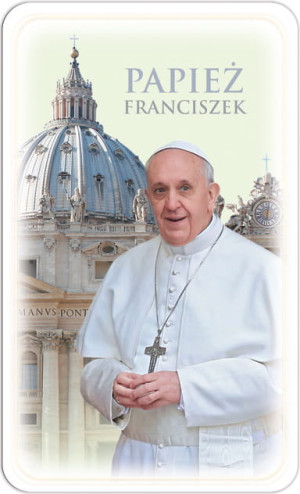 Obrazki religijne z modlitwą za Papieża Franciszka