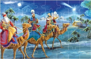 Puzzle Boże Narodzenie - Trzej Królowie