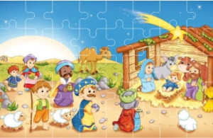 Puzzle Boże Narodzenie - Święta Rodzina - Trzej Królowie