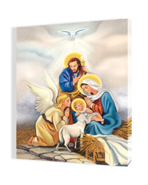 Obraz religijny na płótnie Święta Rodzina