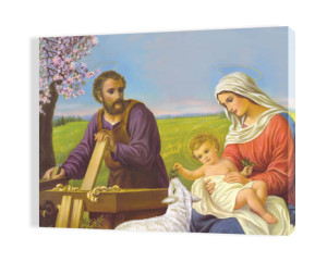 Obraz religijny na płótnie Święta Rodzina