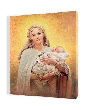 Obraz religijny na płótnie Matka Boża z Dzieciątkiem Jezus