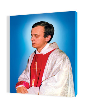 Obraz religijny na płótnie Błogosławiony Ksiądz Jerzy Popiełuszko