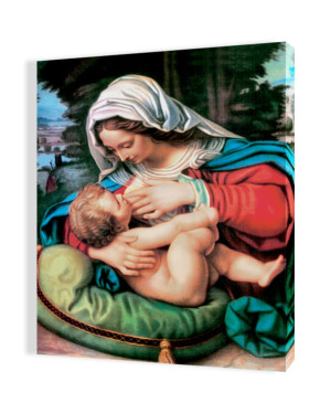 Obraz religijny na płótnie Matka Boża Karmiąca