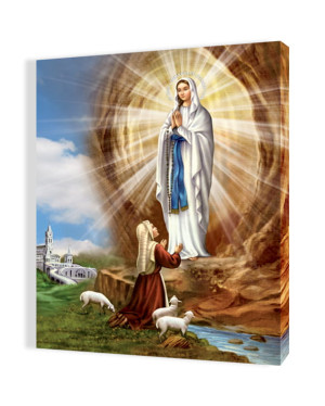 Obraz religijny na płótnie Matka Boża z Lourdes