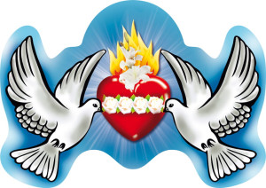 Emblemat eucharystyczny plakat Boże Ciało Pierwsza Komunia Święta - 25 sztuk