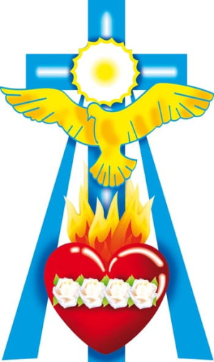 Emblemat eucharystyczny plakat Boże Ciało Pierwsza Komunia Święta - 25 sztuk