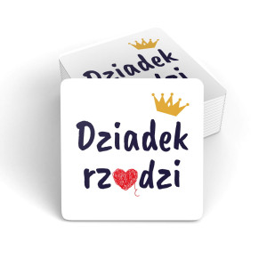 Zestaw podkładek pod kubek dla Dziadka - 4 szt.
