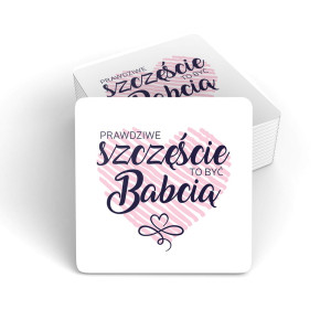Zestaw podkładek pod kubek dla Babci - 4 szt.