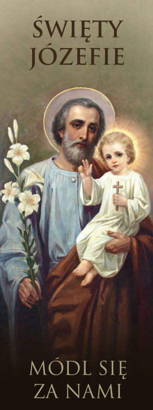 Baner religijny - Rok Świętego Józefa - 75x200cm