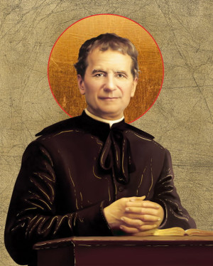 Plakat religijny Święty Jan Bosko