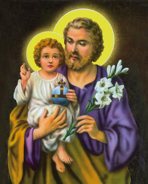Plakat Święty Józef