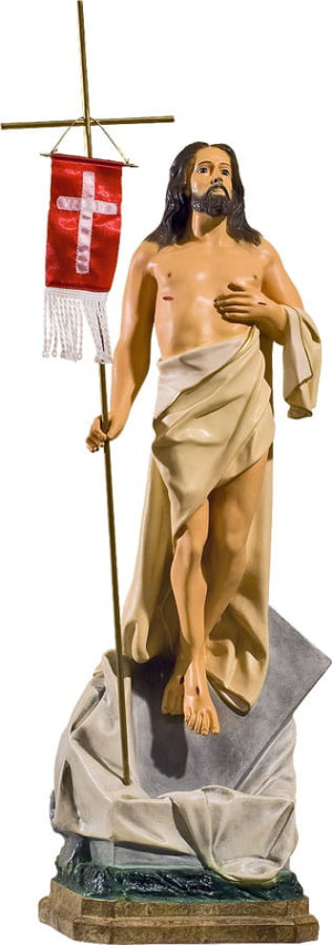 Figura Jezus Chrystus Zmartwychwstały (63 cm)