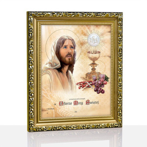 Pamiątka Pierwszej Komunii Świętej - Jezus Chrystus