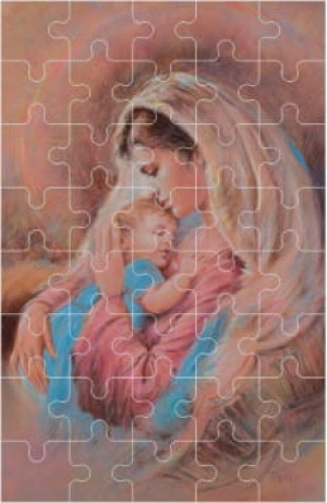 Puzzle - Matka Boża z Dzieciątkiem Jezus