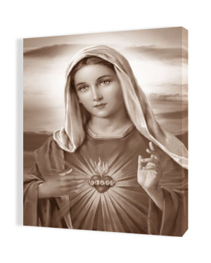 Obraz religijny na płótnie Serce Maryi