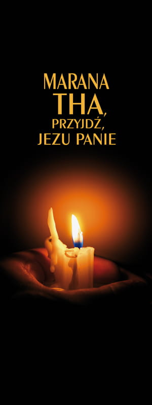 Baner na Boże Narodzenie "Przyjdź Jezu Panie" 75x200cm