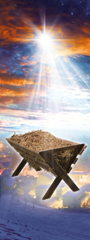 Baner religijny na Boże Narodzenie 75x200 cm