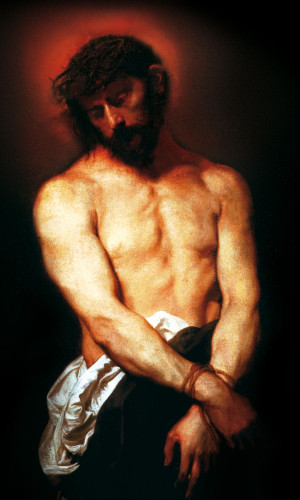 Tło do Ciemnicy, Jezus Chrystus 150x250cm