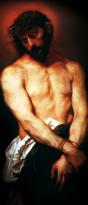 Tło do Ciemnicy, Jezus Chrystus 150x350cm